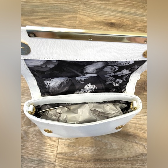 Ted Baker Tophandle Bag White Like New - Picture 4 of 6